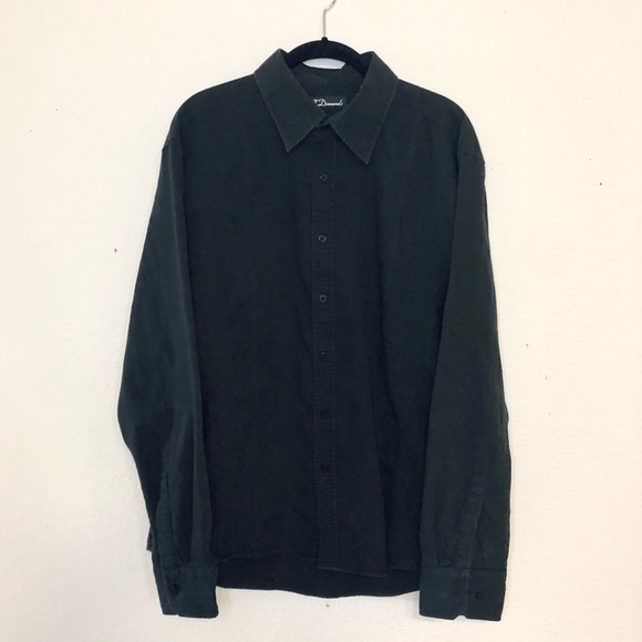5 FOR $25 ⭐️ Men’s 7 Diamonds Black Western Shirt - Picture 3 of 4